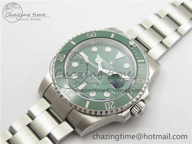 SunProtective Submariner 116610 LV Green Ceramic ZF 1:1 Best Edition 904L SS Case and Bracelet VR 2892