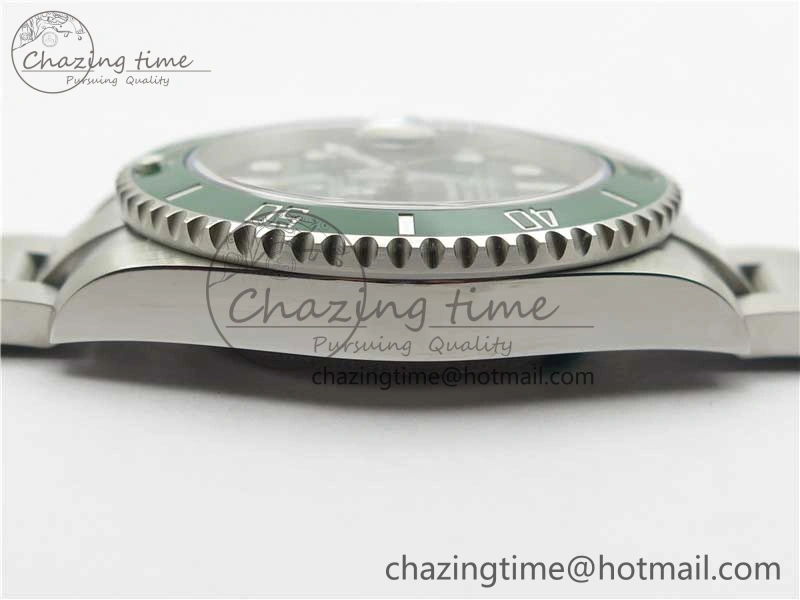 Submariner 116610 LV Green Ceramic ZRF 1:1 Best Edition on SS Bracelet VR3135 (CF Bezel) Chic 2761