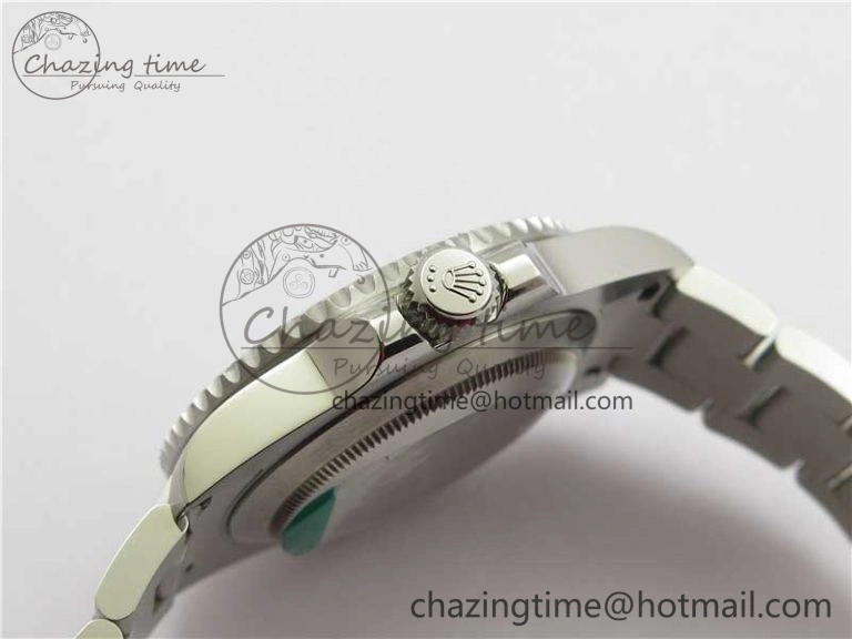 Submariner 116610 LV Green Ceramic ZRF 1:1 Best Edition on SS Bracelet VR3135 (CF Bezel) Chic 2761