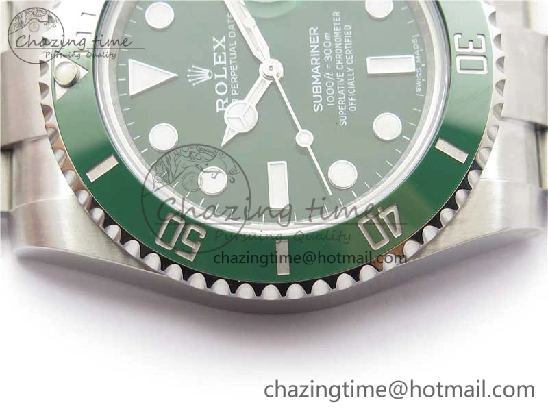SmartChoice Submariner 116610 LV Green Ceramic ZZF 904L 1:1 Best Edition on SS Bracelet A2836 V2s 2952