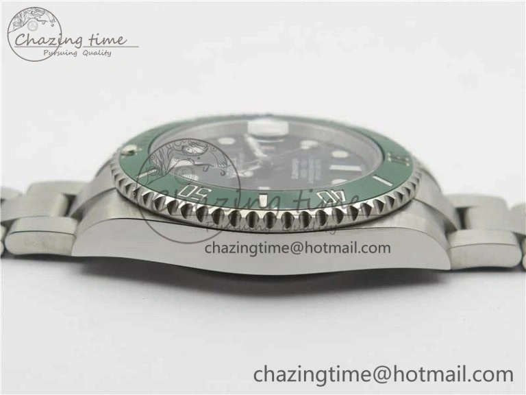 SmartChoice Submariner 116610 LV Green Ceramic ZZF 904L 1:1 Best Edition on SS Bracelet A2836 V2s 2952