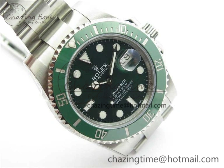 SmartChoice Submariner 116610 LV Green Ceramic ZZF 904L 1:1 Best Edition on SS Bracelet A2836 V2s 2952