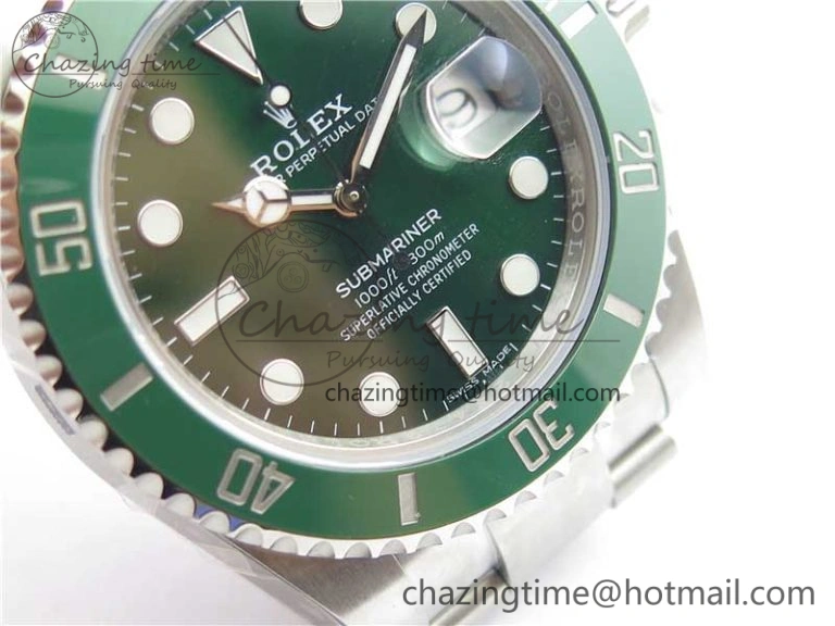 SmartChoice Submariner 116610 LV Green Ceramic ZZF 904L 1:1 Best Edition on SS Bracelet A2836 V2s 2952