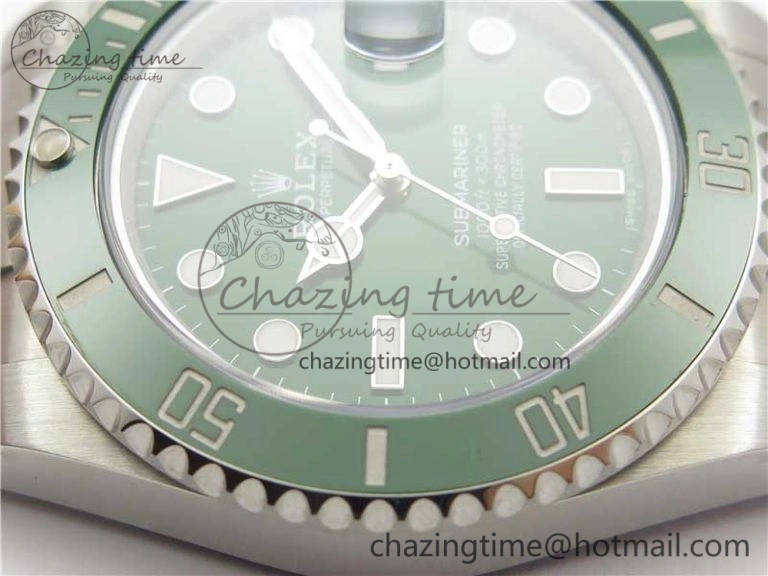 Durable Submariner 116610 LV Green Ceramic ZZF 904L 1:1 Best Edition on SS Bracelet SA3135 V 3179