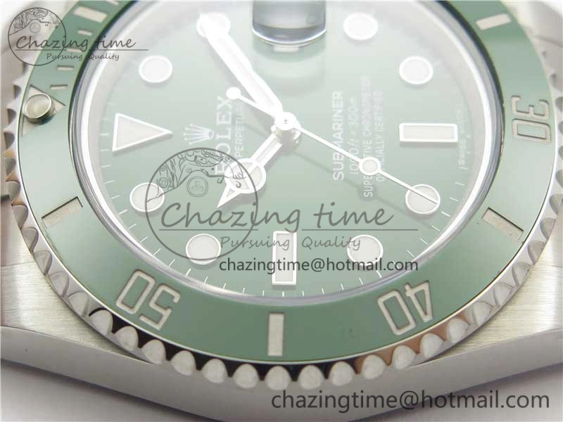 Durable Submariner 116610 LV Green Ceramic ZZF 904L 1:1 Best Edition on SS Bracelet SA3135 V 3179