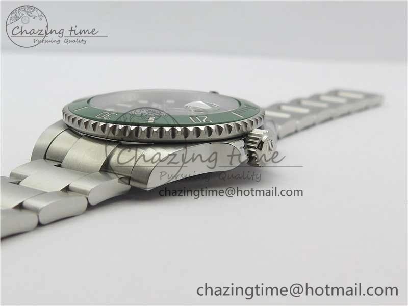 Durable Submariner 116610 LV Green Ceramic ZZF 904L 1:1 Best Edition on SS Bracelet SA3135 V 3179