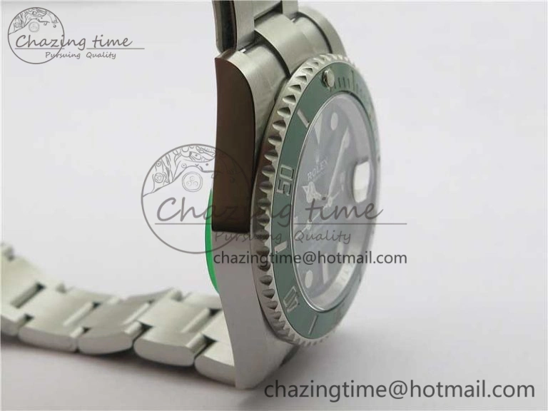 Seasonal Submariner 116610 LV Green Ceramic ZZF 904L 1:1 Best Edition on SS Bracelet VR3135 V 2869
