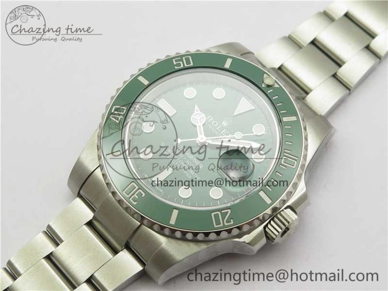 Seasonal Submariner 116610 LV Green Ceramic ZZF 904L 1:1 Best Edition on SS Bracelet VR3135 V 2869
