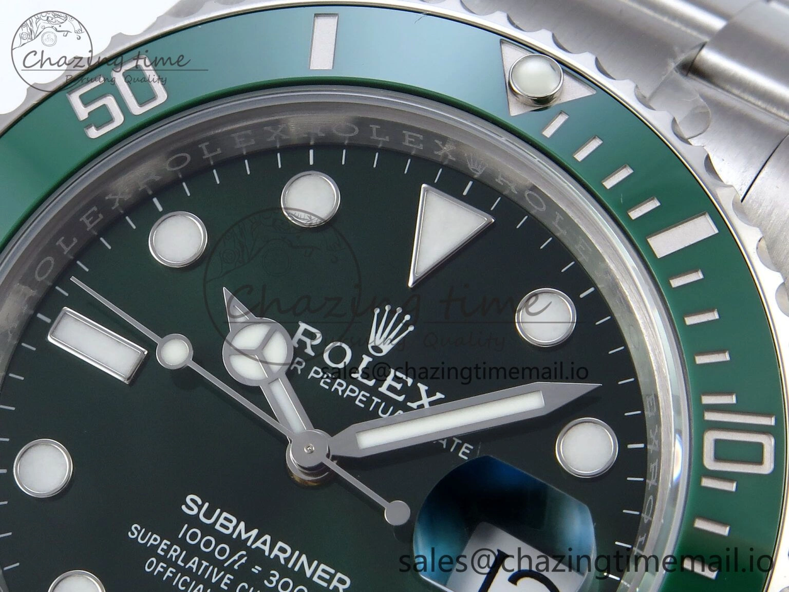EyeCatching Submariner 116610 LV VSF 1:1 Best Edition Green Dial on SS Bracelet VS 888