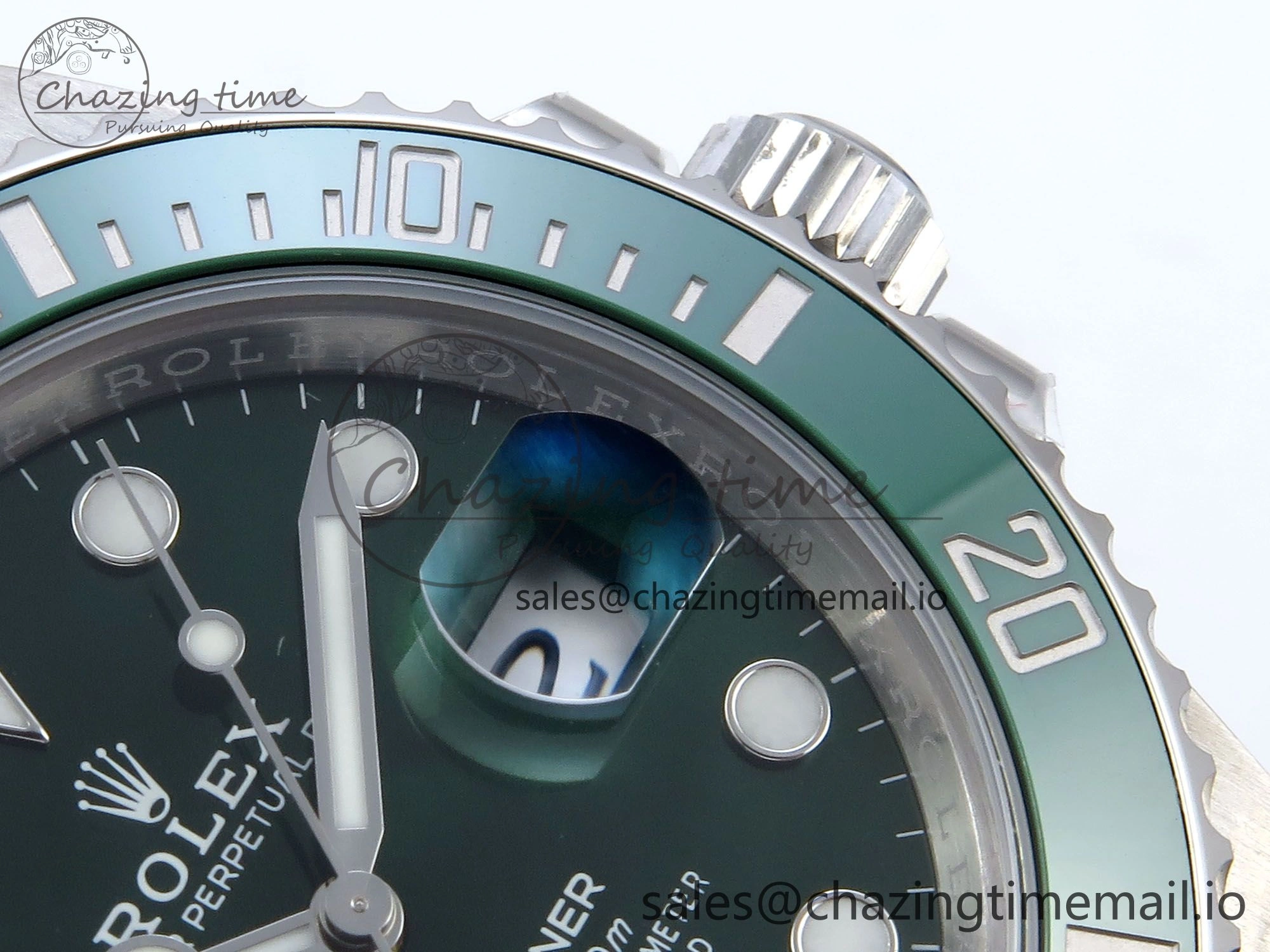 EyeCatching Submariner 116610 LV VSF 1:1 Best Edition Green Dial on SS Bracelet VS 888