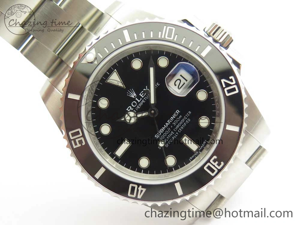 Submariner 116610LN Black Ceramic 904L Nail Maker 1:1 Best Edition on SS Bracelet A Reliable 3258