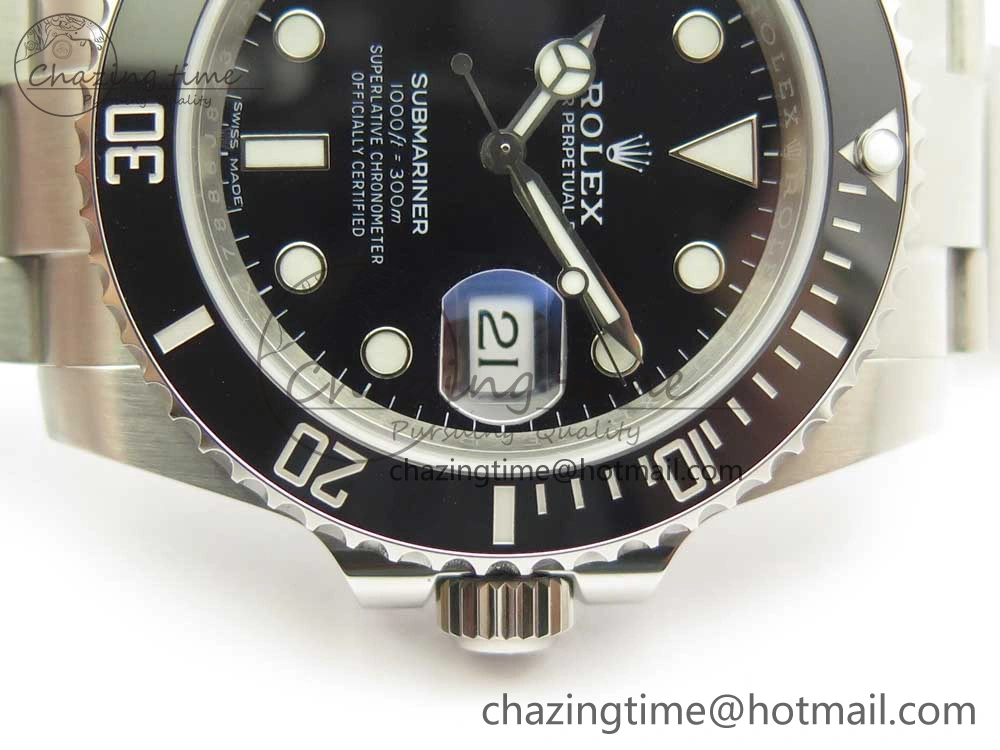 Submariner 116610LN Black Ceramic 904L Nail Maker 1:1 Best Edition on SS Bracelet A Reliable 3258