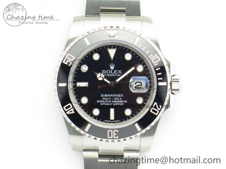 WaterResistant Submariner 116610LN Black Ceramic VRF 1:1 Best Edition On SS Bracelet A 3552