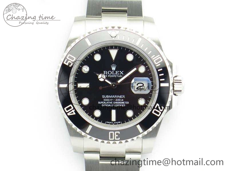 WaterResistant Submariner 116610LN Black Ceramic VRF 1:1 Best Edition On SS Bracelet A 3552