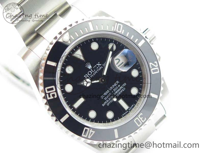 WaterResistant Submariner 116610LN Black Ceramic VRF 1:1 Best Edition On SS Bracelet A 3552