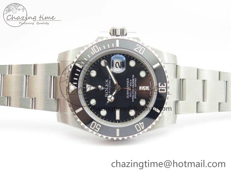 WaterResistant Submariner 116610LN Black Ceramic VRF 1:1 Best Edition On SS Bracelet A 3552