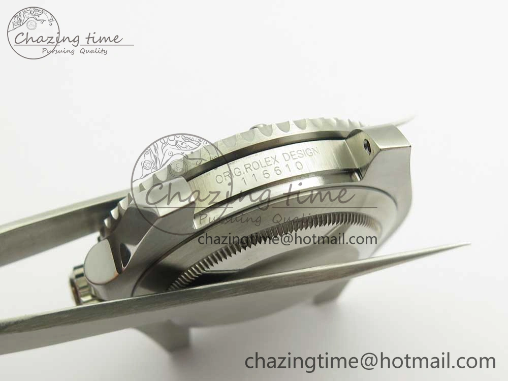 Soft Submariner 116610LV Green Ceramic 904L Nail Marker 1:1 Best Edition on SS Bracelet A 3259