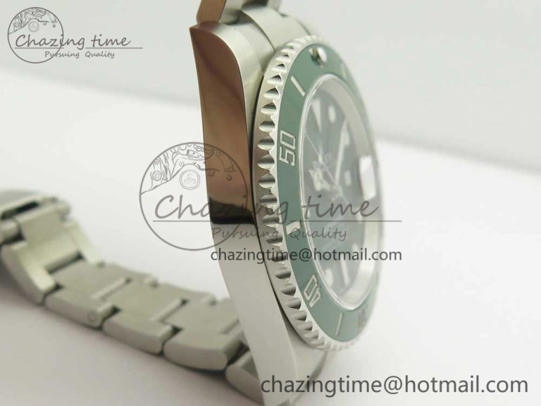 Soft Submariner 116610LV Green Ceramic 904L Nail Marker 1:1 Best Edition on SS Bracelet A 3259