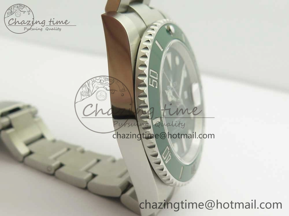 Soft Submariner 116610LV Green Ceramic 904L Nail Marker 1:1 Best Edition on SS Bracelet A 3259