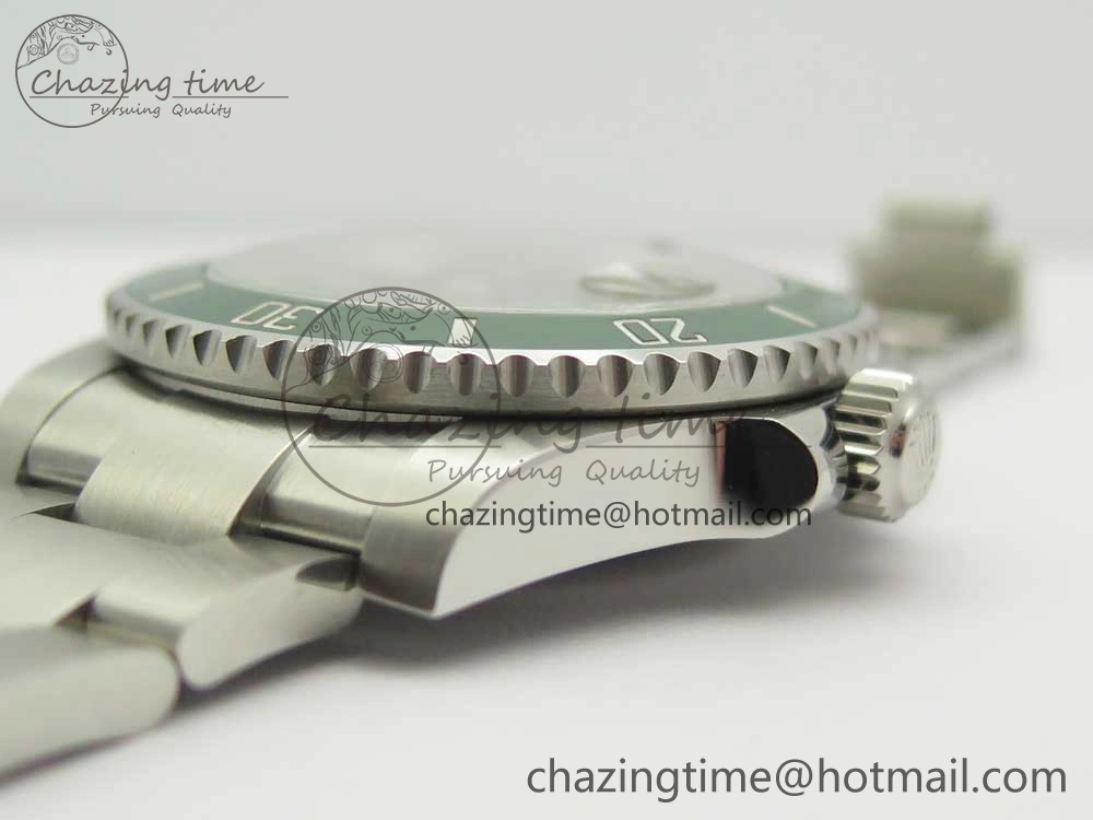 Soft Submariner 116610LV Green Ceramic 904L Nail Marker 1:1 Best Edition on SS Bracelet A 3259