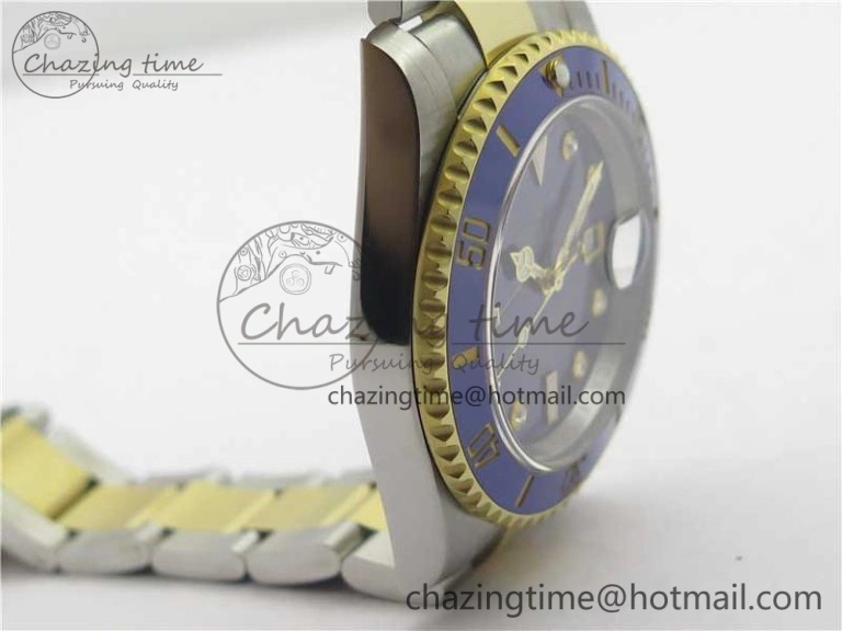 Submariner 116613 LB Blue Ceramic 316L Bp Maker 1:1 Best Edition Blue Dial Diam on SS  YG Bracelet SA3135 V MultiPurpose 3012
