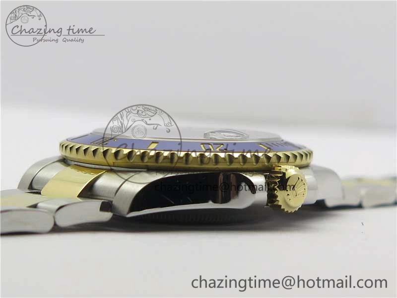 WellDesigned Submariner 116613 LB Blue Ceramic 316L Bp Maker 1:1 Best Edition Blue Dial on SS  YG Bracelet SA3135 V 3014