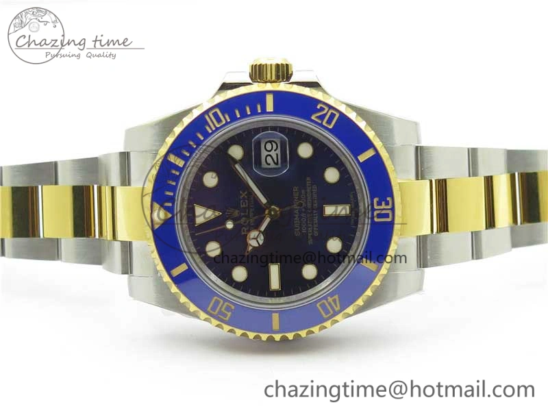 Submariner 116613 LB Blue Ceramic 316L Steel Noob 1:1 Best Edition A2836 V10. FlexibleFit 2862