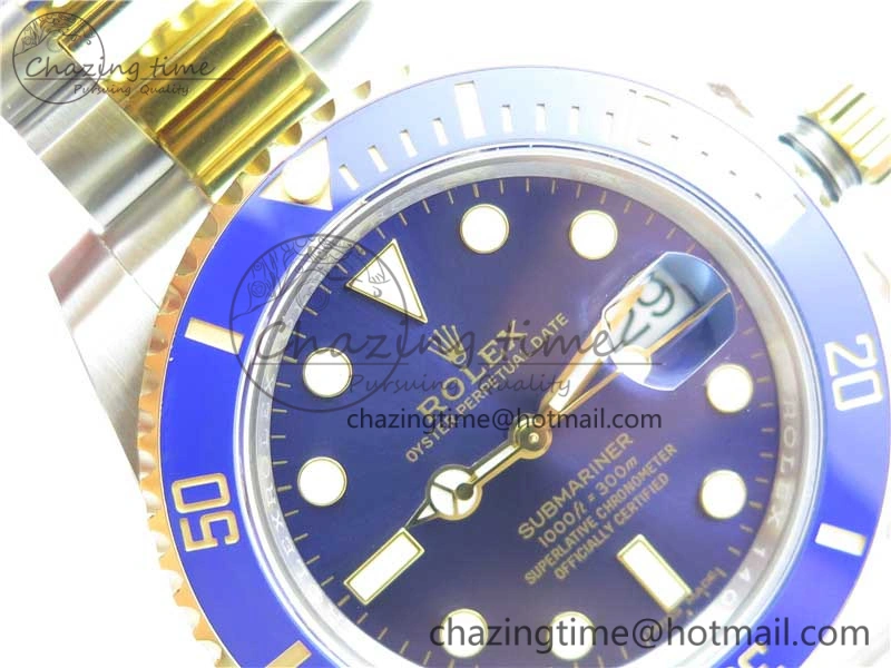 Submariner 116613 LB Blue Ceramic 316L Steel Noob 1:1 Best Edition A2836 V10. FlexibleFit 2862