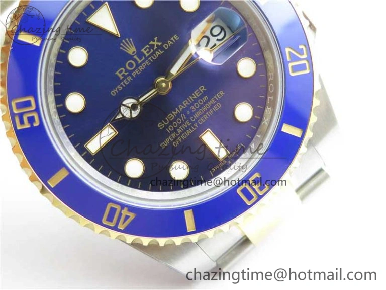 Submariner 116613 LB Blue Ceramic 316L Steel Noob 1:1 Best Edition A2836 V10. FlexibleFit 2862