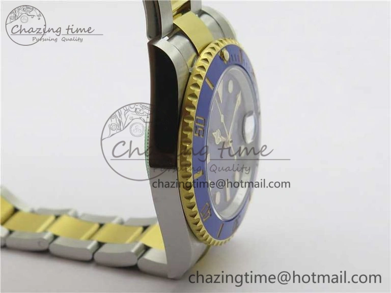 Submariner 116613 LB Blue Ceramic 316L Steel Noob 1:1 Best Edition A2836 V10. FlexibleFit 2862