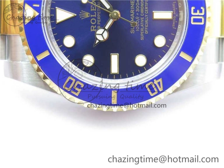 Submariner 116613 LB Blue Ceramic 316L Steel Noob 1:1 Best Edition A2836 V10. FlexibleFit 2862