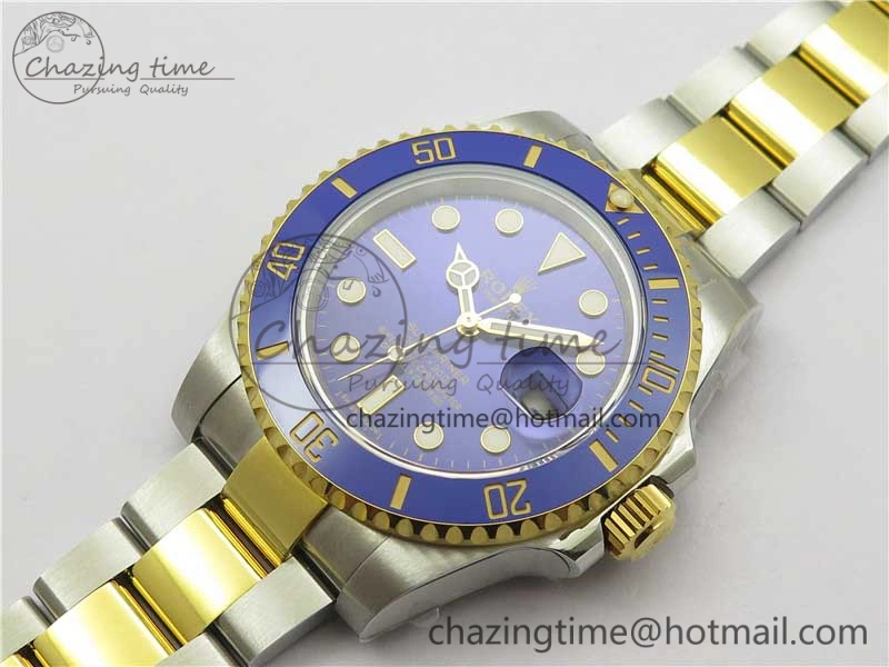 Submariner 116613 LB Blue Ceramic 316L Steel Noob 1:1 Best Edition A2836 V10. FlexibleFit 2862