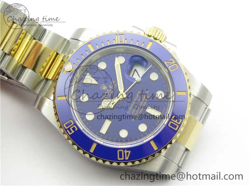Breathable Submariner 116613 LB Blue Ceramic ARF 1:1 Best Edition 904L SS Case and Bracelet A2824 V 3195