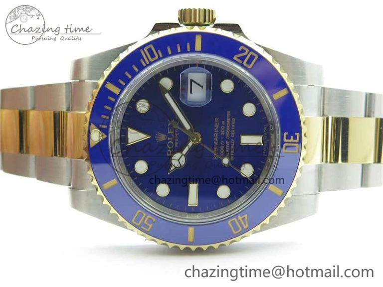 Breathable Submariner 116613 LB Blue Ceramic ARF 1:1 Best Edition 904L SS Case and Bracelet A2824 V 3195