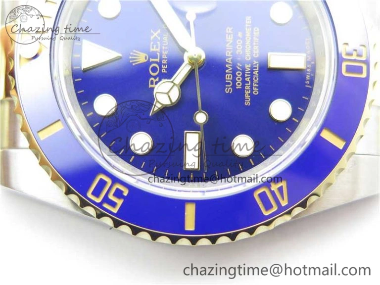 Breathable Submariner 116613 LB Blue Ceramic ARF 1:1 Best Edition 904L SS Case and Bracelet A2824 V 3195