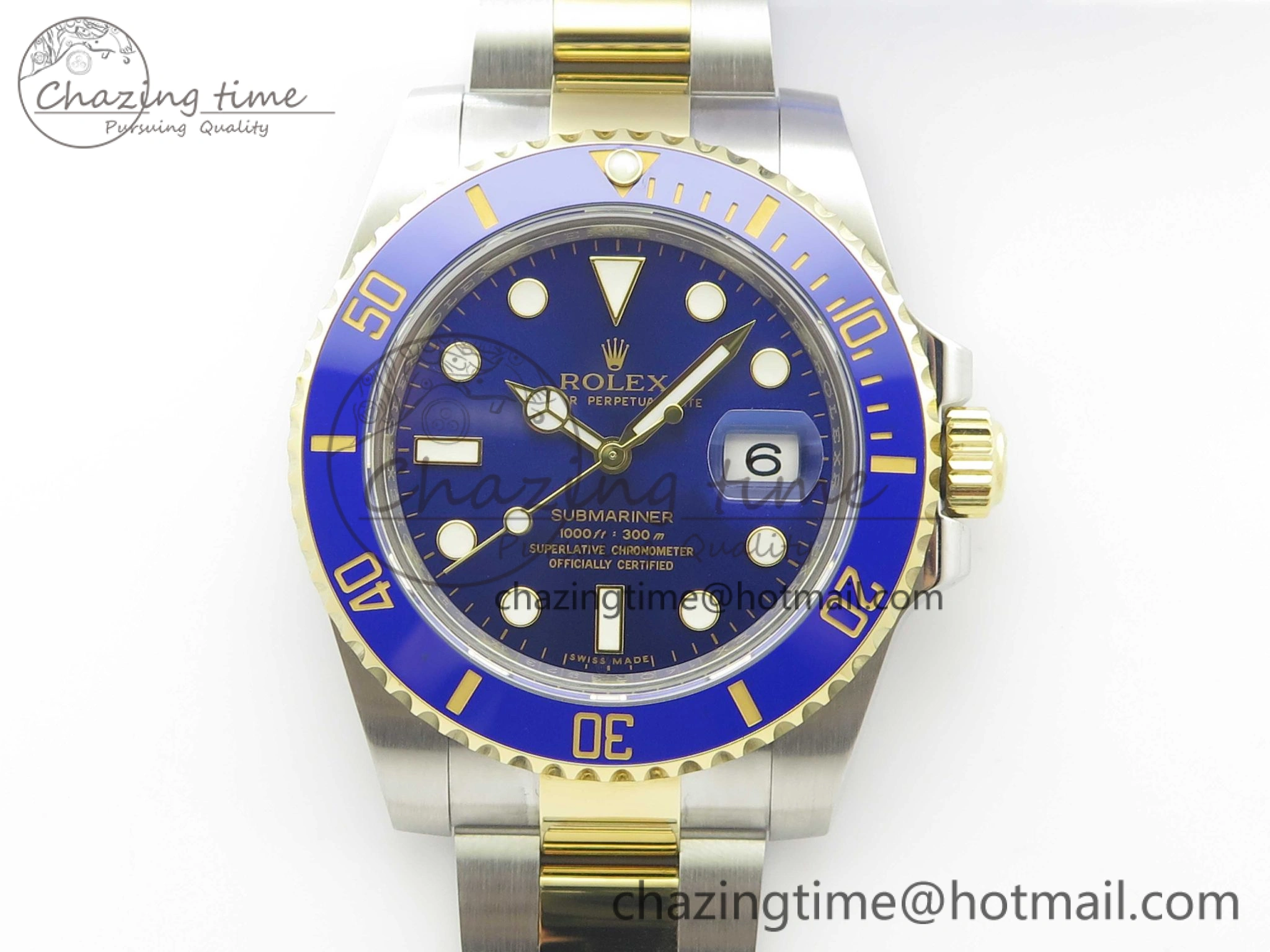 Submariner 116613 LB Blue Ceramic ARF 1:1 Best Edition 904L SS Case and Bracelet SH3135 V Comfortable 3190