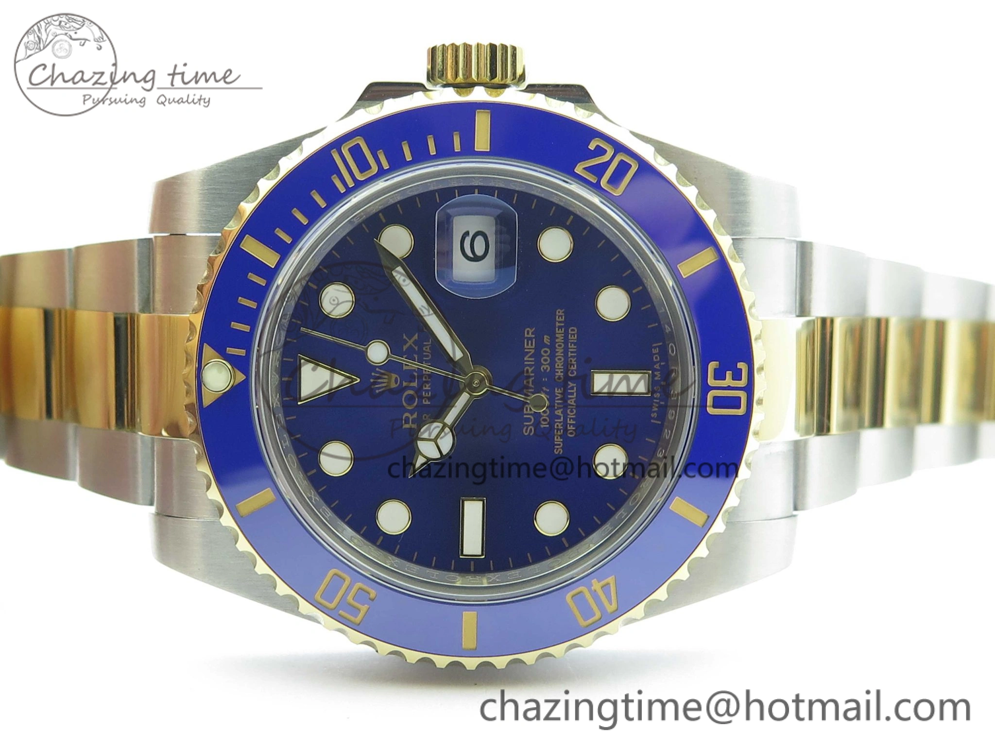 Submariner 116613 LB Blue Ceramic ARF 1:1 Best Edition 904L SS Case and Bracelet SH3135 V Comfortable 3190