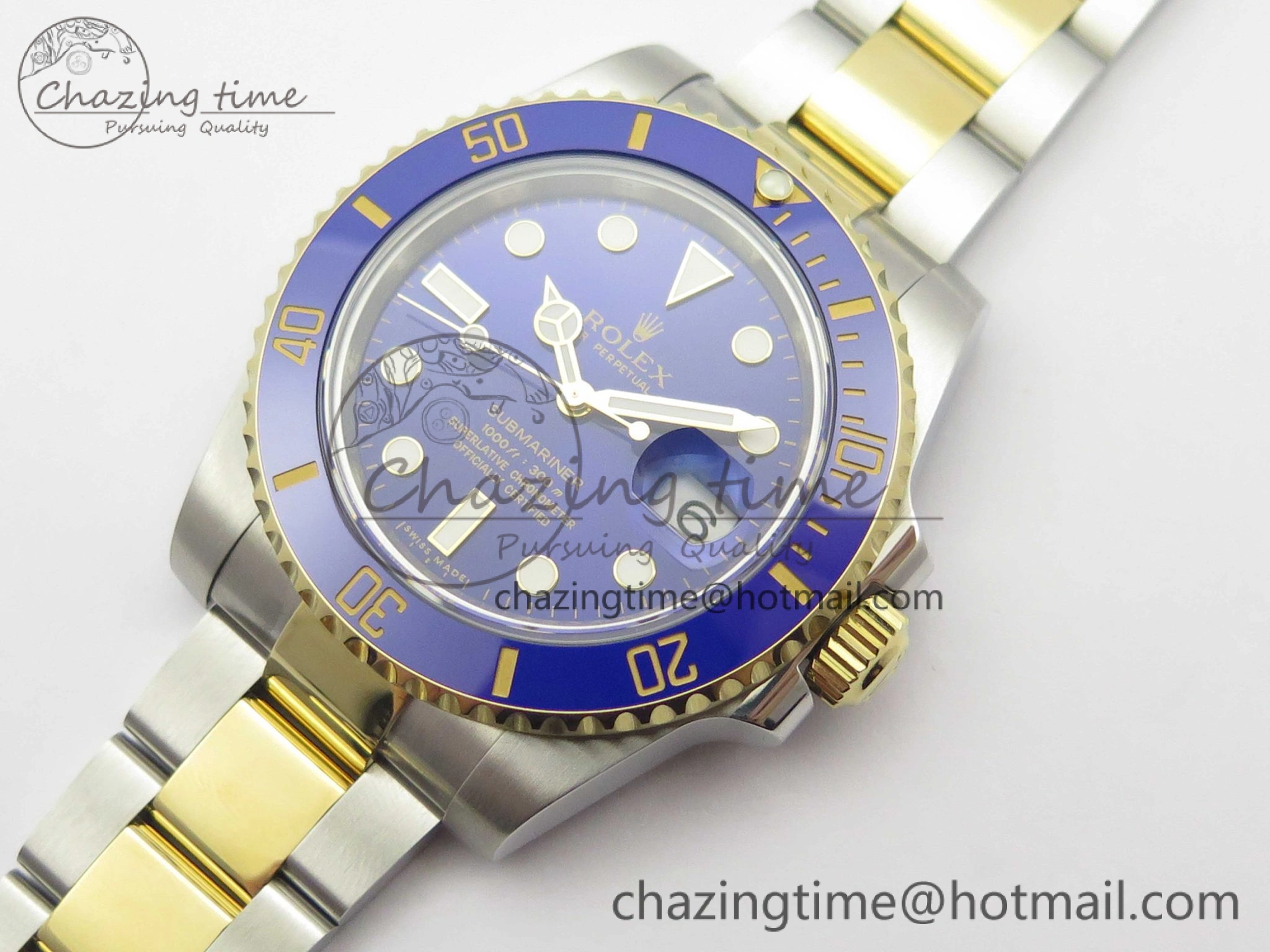 Submariner 116613 LB Blue Ceramic ARF 1:1 Best Edition 904L SS Case and Bracelet SH3135 V Comfortable 3190