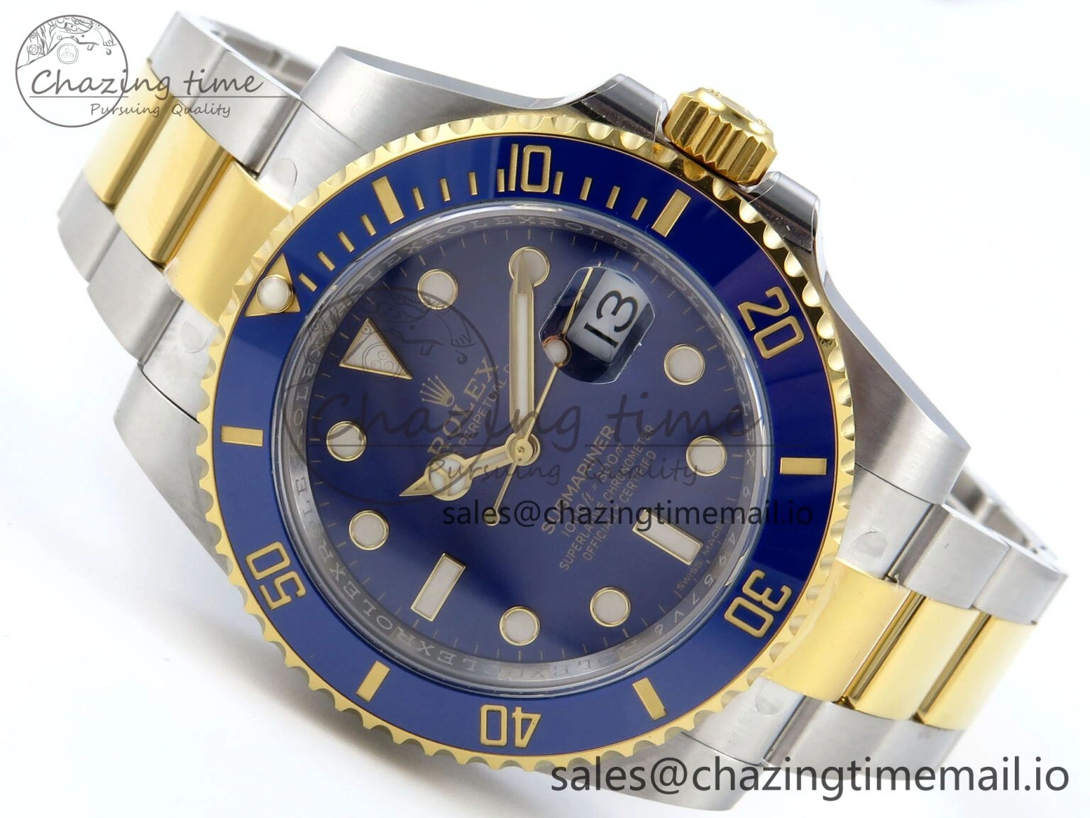 Youthful Submariner 116613 LB Blue Ceramic ARF 1:1 Best Edition 904L SS Case and Bracelet SH 699
