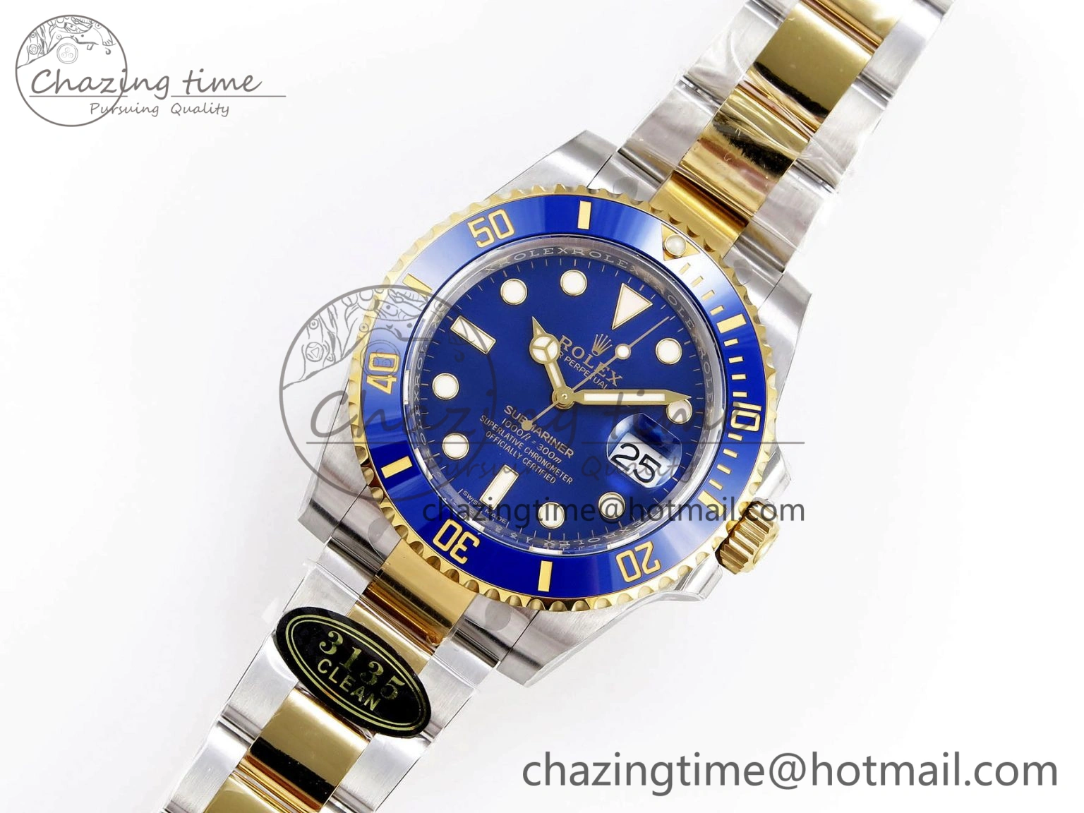 Tailored Submariner 116613 LB Blue Ceramic Clean Factory 1:1 Best Edition 904L SS Case and Bracelet VS 1873