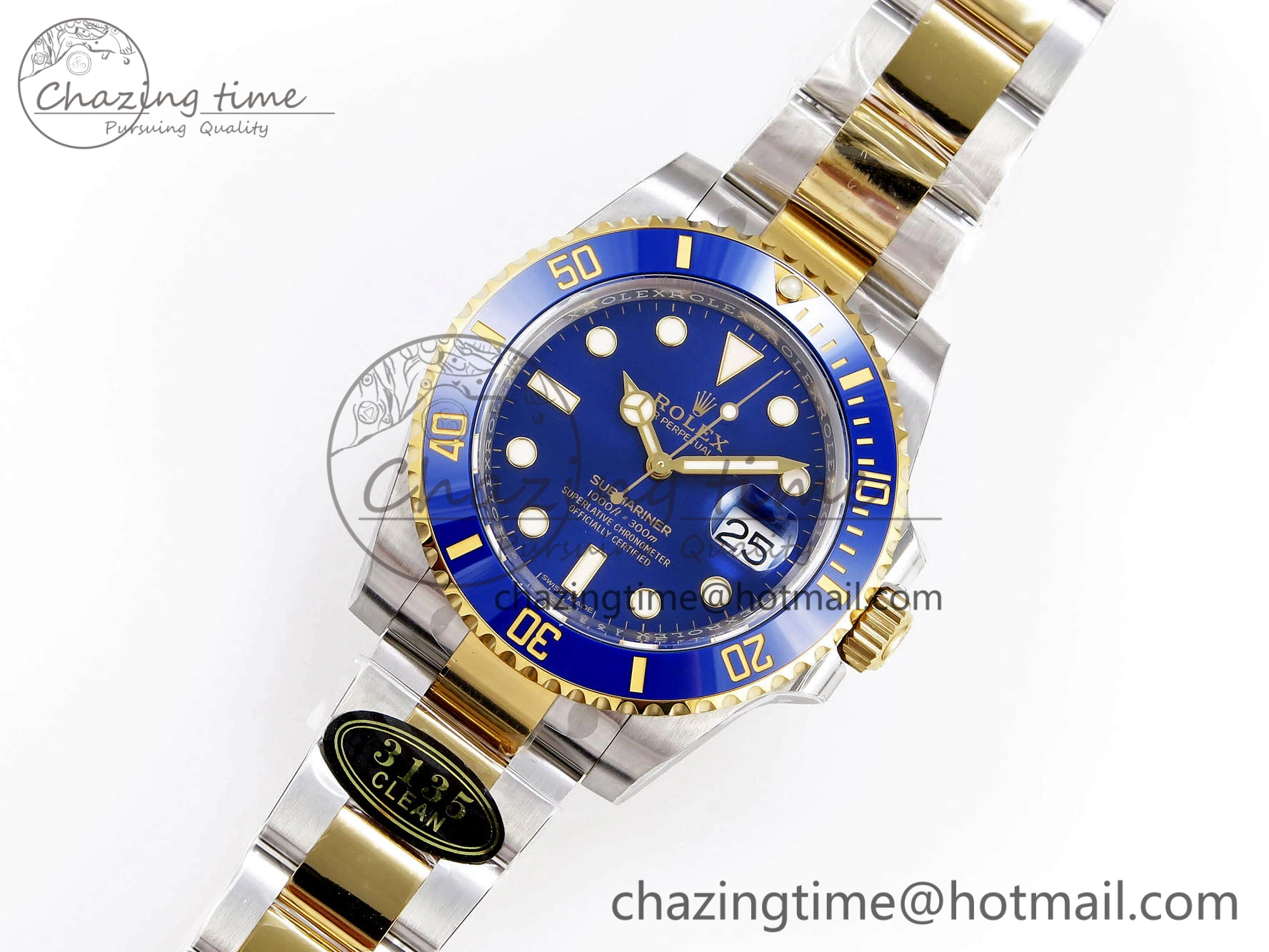 Tailored Submariner 116613 LB Blue Ceramic Clean Factory 1:1 Best Edition 904L SS Case and Bracelet VS 1873