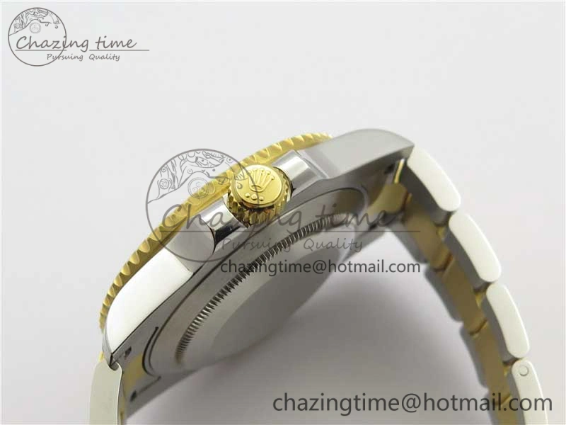 Breathable Submariner 116613 LB Blue Ceramic D1F 1:1 Best Edition Wrapped Gold SS Case and Bracelet A 3188