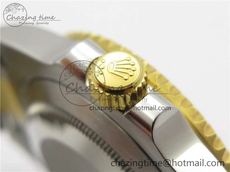 Breathable Submariner 116613 LB Blue Ceramic D1F 1:1 Best Edition Wrapped Gold SS Case and Bracelet A 3188