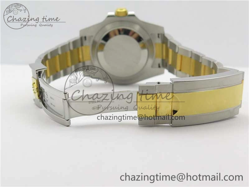 Breathable Submariner 116613 LB Blue Ceramic D1F 1:1 Best Edition Wrapped Gold SS Case and Bracelet A 3188