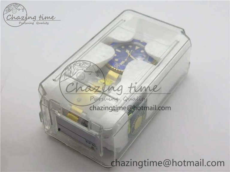 Breathable Submariner 116613 LB Blue Ceramic D1F 1:1 Best Edition Wrapped Gold SS Case and Bracelet A 3188