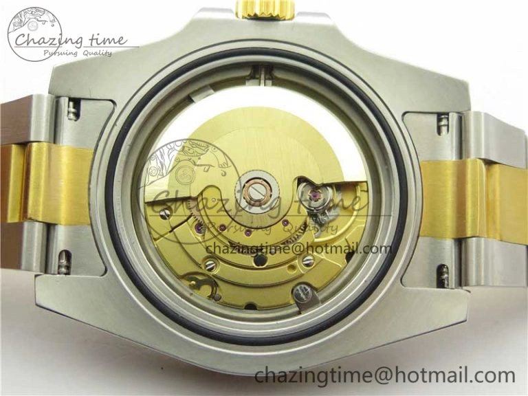 Breathable Submariner 116613 LB Blue Ceramic D1F 1:1 Best Edition Wrapped Gold SS Case and Bracelet A 3188