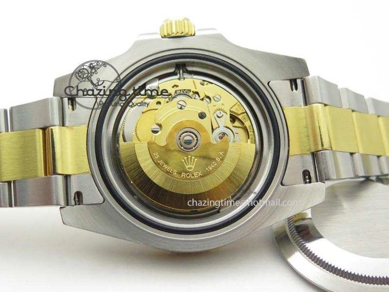 QuickDry Submariner 116613 LB Bp-Maker Best Edition Blue Dial On SS YG Bracelet ETA 3984