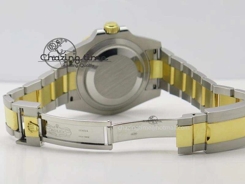 QuickDry Submariner 116613 LB Bp-Maker Best Edition Blue Dial On SS YG Bracelet ETA 3984