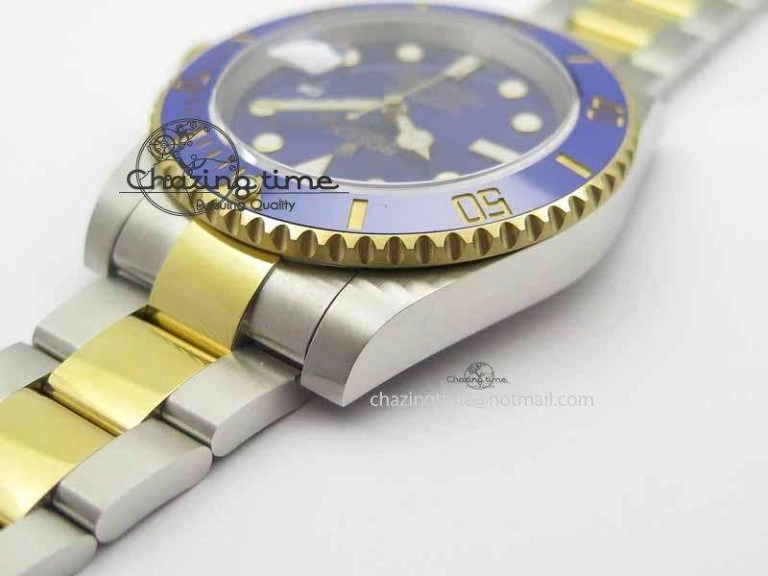 StreetReady Submariner 116613 LB JF 1:1 Best Edition Blue Dial On SS YG Bracelet A 3617