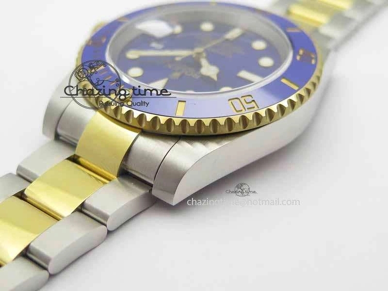 StreetReady Submariner 116613 LB JF 1:1 Best Edition Blue Dial On SS YG Bracelet A 3617